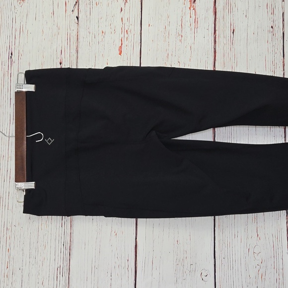 NWT BSP Black Flare Leggings Women’s Size Large Media Pocket Yoga Athletic Pants - Picture 12 of 15